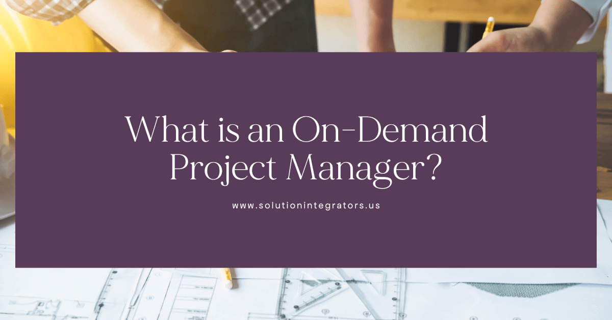 What is an On-Demand Project Manager?