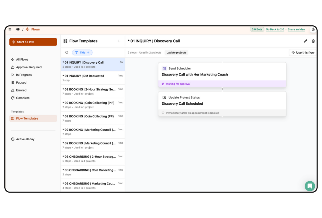 Lead pipeline and routing system for a marketing coach by Ashley of Solution Integrators, a fractional COO and systems strategist for service providers